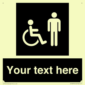 Custom information: black panel disabled and male